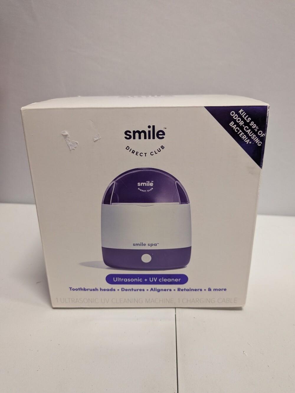 SmileDirectClub Smile Spa Ultrasonic and UV Cleaning Machine.